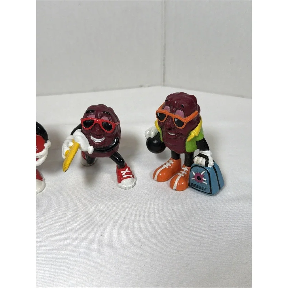 Vintage California Raisins PVC Figure Lot Holiday‎ Vacation Sunglasses Applause
